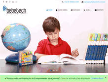 Tablet Screenshot of bebetech.com.br